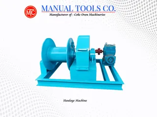 Coke Oven Haulage Machine – 10 Ton Pulling